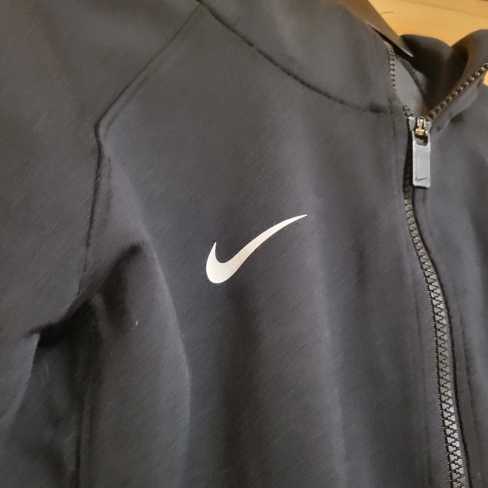 Nike Tech‎ Fleece Hoodie full zip warm black size youth Large